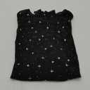 RITERA Plus Size Mesh Tops for Women Sexy Short Sleeve Sheer Fishnet Shirts Black Tshirts Blouses XL-5XL, (690-black Sequin) 5XL