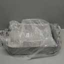 EWFEN Roasting Pan,17*13'' Stainless Steel Turkey Roaster with Rack - Deep Broiling Pan & V-shaped Rack & Flat Rack,Non-toxic & Heavy Duty,Great for Thanksgiving Christmas Roast Chicken Meat Lasagna