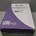 LITOPAK 1200 Pack 5 oz Paper Cups, Colorful Samll Disposable Paper Bathroom Cups for Parties, Travel, and Events