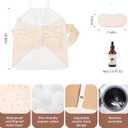 Castor Oil Vest Pack Wrap, 2Oz Organic Cold Pressed Glass Bottle Oil, Soft Organic Cotton Flannel & Waterproof PUL, Reusable Massage Castor Oil Pack Kit