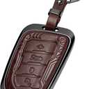 Key Fob Cover for BMW, Keychain,Mech-Relief,Metal Leather Compatible with BMW X1 2 3 4 5 6 7 8 Series M3