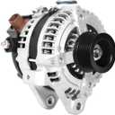 11034N New Alternator Replacement for Toyota 2004-2006 Camry, 04-07 Highlander, 04-08 Solara, L4 2.4L, 2005-2010 Scion TC, 11034 9664219-388 104210-3890 104210-5330 9664219-533 400-52124