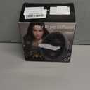 Diffuser Attachment for Hair Dryer, Hair Diffuser for Curly Hair, Universal Diffuser for 1.4-2.6" Hair Blow Dryer Long Thick Curly Wavy Hair, Black