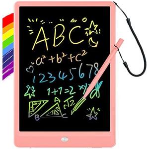 ORSEN LCD Writing Tablet 10 Inch, Colorful Doodle Board Drawing Pad for Kids, Toddler Toys for 3 4 5 6 7 8 Year Old Girls Boys Gifts (Pink)