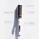 Kristin Ess Hair 2 Inch Titanium Curling Iron for Big Blowout Waves + Volume-2 Salon Professional Wide + Large Barrel Curling Iron - Auto Shut-Off - Smooth+Shiny Loose Waves for Medium to Thick Hair