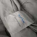 Online Bedding Linen 5PCs Duvet Cover Set 800 Thread Count Egyptian Cotton, Duvet Cover with Zipper Closure & Corner Ties - Super King Size (116" x 98") Inch, Silver Solid