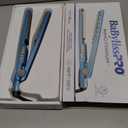 BabylissPRO Nano Titanium Ionic Hair Straightener, Professional Flat Iron For All Hair Types