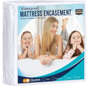 Utopia Bedding Zippered Mattress Encasement Queen, 100% Waterproof Bed Bug and Dust Mite Proof Mattress Protector, Absorbent Six-Sided Mattress Cover