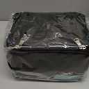 NCVI Breastmilk Cooler Bag with 2 Ice Pack, Breast Pump Bag with Cooler Fits 6 Bottles, Double Layer Breast Milk Travel Bag Baby Bottle, for Travel, Nursing Mom Daycare, Work, Picnic (Black)