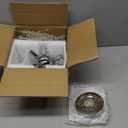 SineRise Modern Crystal Chandeliers Firework, Crystal Light Fixture, Dandelion Chandelier (12-Light, Chrome) for Foyer Hallway Entryway Kitchen Bedroom (Bulbs Not Included) (12-Light (Semi-Flush Mount))