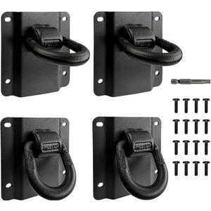 4 Pack Heavy Duty Tie Down Anchors Truck Bed Tie Downs Car Accessories Fit for 2015-2025 Ford F150 F250 F350 & Raptor 2026 Replace# FL3Z-99000A64-B & FL3Z-9928408-AB