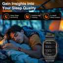 Military GPS Smart Watch for Men Pressure/Altitude/Compass,Fitness Smart Watch for Android Phones and iPhone,Outdoor Waterproof Fitness Tracker with Blood Oxygen/Heart Rate/Sleep/100+ Sport Modes