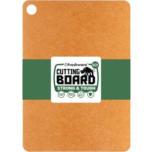 Freshware Wood Cutting Board for Kitchen, Dishwasher Safe, Large, 15" x 11.25", Natural