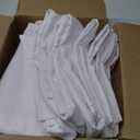 Fitable 10 Pack Rectangle Tablecloths: Stain Resistant Wrinkle Free Fabric Table Clothes, Washable Reusable Polyester Table Covers for Wedding Party Birthday Banquet Reception(White, 70x120 Inch)