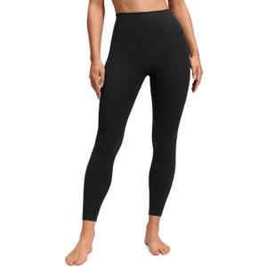CRZ YOGA Butterluxe No Front Seam Yoga Leggings 25" - High Waisted Womens Lounge Pants Pilates Workout Athletic Buttery Soft