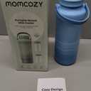 Momcozy 22oz Portable Breast Milk Cooler for Outdoor, Life Saver with 360 Total Cooling for 24 Hours, Larger Capacity Travel Breastmilk Chiller with 2pcs Baby Bottles for Breastmilk Storage