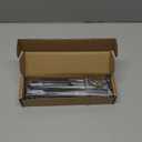 Shozafia 5 Pack Black Cabinet Pulls with Silver Edge - Kitchen Hardware Handles for Dresser Drawers -T Shape Cabinet Hardware (8.35 inch,Black with Silver Edge)