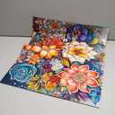 Washer and Dryer Covers for the Top,Non-slip Dryer Top Protector Mat,23.6" x 19.7" Dust-proof Washing Machine Cover, Washer Dryer Top Covers for Laundry Room Kitchen (boho-flower, 23.6" x 19.7")