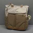 LOVEVOOK Diaper Bag Backpack,Diaper Bag Tote with Insulated Pockets,Baby Bag for Girl Boy with Changing Pad,Large Baby Diaper Bag with Pacifier Case,15.6 Inch Anti-Theft Laptop Backpack for Women (Coffee-beige)