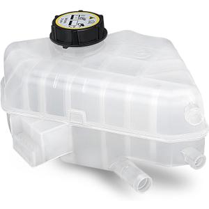603-381 Coolant Overflow Reservoir Tank with Cap For 2011-2019 Ford Fiesta 1.0L/1.6L Replaces# BE8Z-8A080-A BE8Z-8100-A FO3014114 FRT1524C