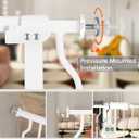 Fairy Baby 4.72in Extensions for Walk Through Baby Gate Auto Close White Child Safety Gates Extends Wide Openings White