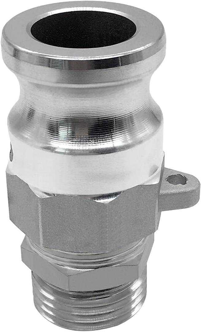 Aluminum Cam Lock Fitting Cam Groove Fitting 3/4" Male Adapter x GHT Male