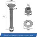 Floating Dock Outside Corner Hinge Plate Bracket, Male - Heavy-Duty Galvanized Steel (Male Plate)