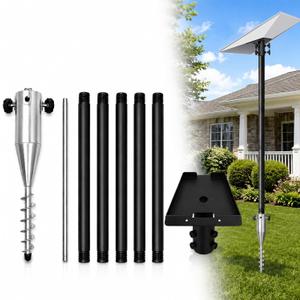 10Ft Pole Mount Kit Compatible with Starlink Gen 3 for RV&Outdoor