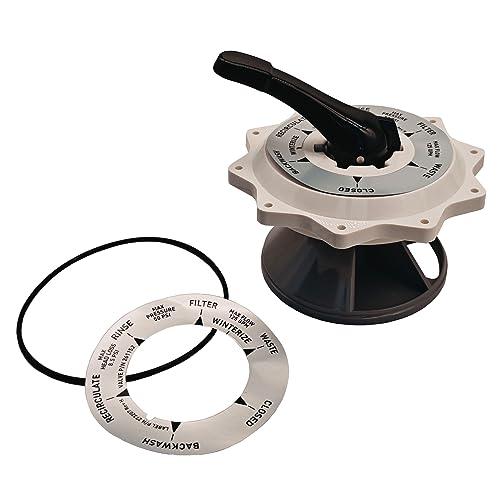 Fundyliue 270067 2 Inch Top Valve Assembly Replacement for Hiflow Top & Side Mount Pool Spa Multiport Valves