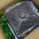 59" Solar Lamp Post with Planter 2-in-1, Solar Post Lights Outdoor Waterproof, Dusk to dawn Warm Yellow Lights, Outdoor Planter for Real or Fake Flowers, Solar Lights for Lawn, Patio, Front/Back Door, With Wreath Welcome Sign