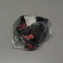 GORGLITTER Women's Graphic Print Cap Sleeve Crop Top Casual Round Neck Short Sleeve T-Shirt (Medium, Black)