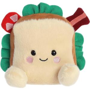Aurora Adorable Palm Pals Tomas BLT Stuffed Animal - Pocket-Sized Play - Collectable Fun - Brown 5 Inches