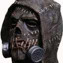 Arkham Scarecrow Latex Mask Knight Helmet Joker Headgear Halloween Party Performance Prop Costume