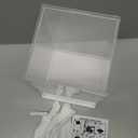 Clear Acrylic Plastic Display Case Clear Plastic With White Base