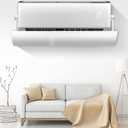 Retractable Air Conditioner Air Deflector, Universal Adjustable Air Conditioning Deflector Air Diverter Cover Telescopic Anti-Wind Baffles Anti Direct Blowing Windshield Wind Guide