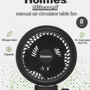 HOLMES Blizzard 8" Air Circulator Digital Fan, 3 Speeds, 90° Adjustable Head Tilt, Capacitive Touch, Remote Control, Ideal for Home, Bedroom, Kitchen or Office, Black 
