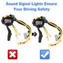 JDMON Turn Signal Switch Compatible with Chevrolet Colorado GMC Canyon Hummer H3 H3T Isuzu i-280 i-290 i-350 i-370 2004-2012 Multifunction Combination Switch Replace 15135023 15190614 15281884
