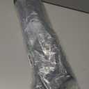 Long Curtain Rods 66 to 120 Inch, Black 1 Inch Adjustable Heavy Duty Curtain Rods for Windows, Decorative Modern Window Treatment Rod, Splicing Metal Drapery Pole, Easy Installation