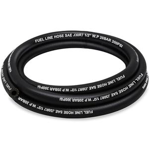 HOUSUN Fuel Line 1/2 Inch ID, Fuel Hose 5FT, J30R7 Fuel Line Hose NBR.