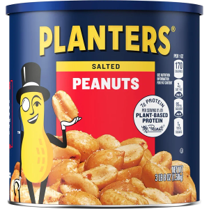 Planters Salted Peanuts (56 oz Canister), Best By: Nov.15,2027