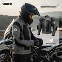 Cuber Motorcycle Breathable Mesh Jacket Mens With CE Armor Bikers Racing Gear, Summer Motorbike Protective Jacket, 3XL