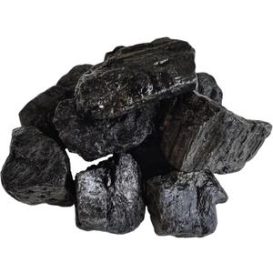2 lb Black Tourmaline Bulk Raw Crystals and Healing Stones for Tumbling, Wire Wrapping, Wicca Reiki,Meditation