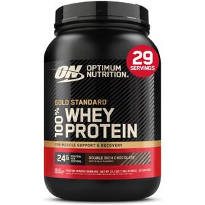 Optimum Nutrition Gold Standard 100% Whey Protein Powder, Double Rich Chocolate 1.98 Pound (Packaging May Vary) (EXP 06/26/27)