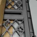 MYPET North States Paws Portable Pet Gate: 26-40" Wide. Pressure Mount. No Tools Needed. Made in USA, 23" Tall, Expandable, Durable Dog Gates for Doorways, Fieldstone Gray