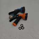 Garden Hose Nozzle Sprayer: 2 Pack 10 Watering Patterns Spray Nozzles Heavy Duty Hose Head Hose Attachment (BlueOrange)