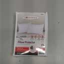 Guardmax Jersey Knitted Pillow Protector with Zipper Queen Size - 2 Pack - 100% Waterproof, Bed Bug Proof, Dust Mite Proof, & Hypoallergenic Pillow Covers - Premium Zippered Pillow Cases. (20 X 30)