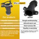 2 x AMCC Aluminum Engine Block Connector Pipe&gaskets Suitable forBMW 2013-2019 1 2 3 4 5 6 7 Series X1 2 3 4 5 B38 B48 F20 F23 F22 F34 F36 F33 F32 G32 G12 MINI F55 F56 Replacement number11118511205