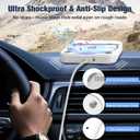 DDup Car CD Player for CD Lovers, Road Trips, Home Listening, AUX & USB Compatible, Anti-Skip Portable External Universal Vehicle Stereo Radio, USB-C Port Adapter, Extension Cable, Remote Control