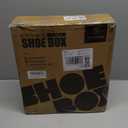 SEE SPRING 12 Pack Shoe Storage Box, Clear Plastic Stackable Shoe Organizer for Closet, Space Saving Foldable Shoe Rack Sneaker Container Bin Holder (Large Fit Size 9)