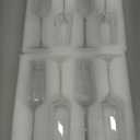 CZUMJJ Champagne Glasses Set of 8, Elegant Champagne Flutes, Modern Sparkling Glasses for Home Bar, Wedding, Anniversary, 8 oz, Clear